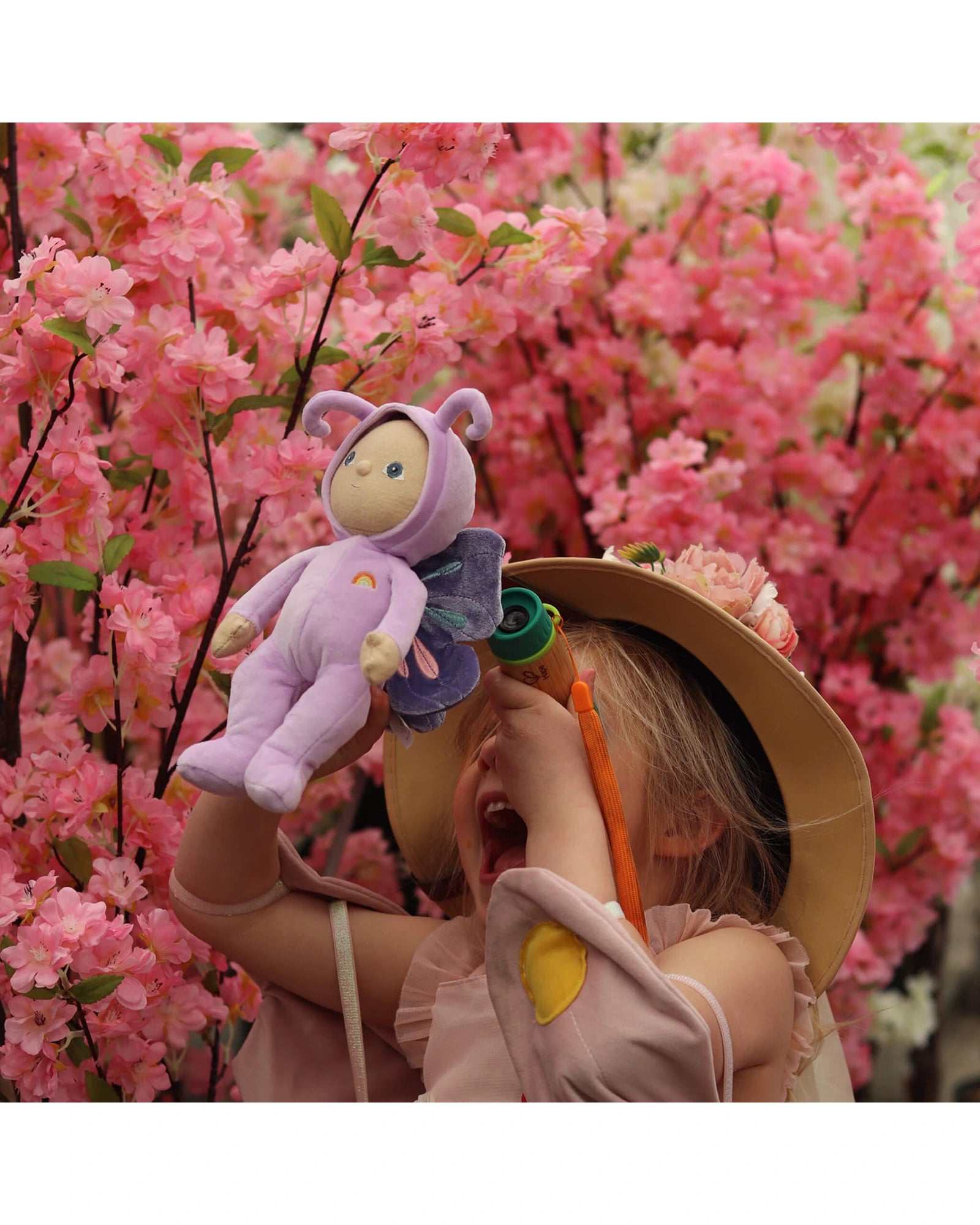 Olli Ella Dinky Dinkum Dolls - Betty Butterfly - Purple