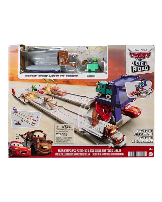 Disney And Pixar Cars On The Road Salt Flats Super Speed Playset