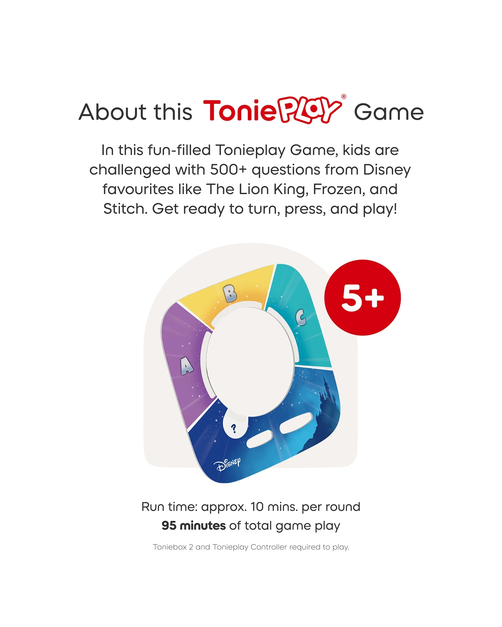 Tonies Disney: Quiz Kingdom Game
