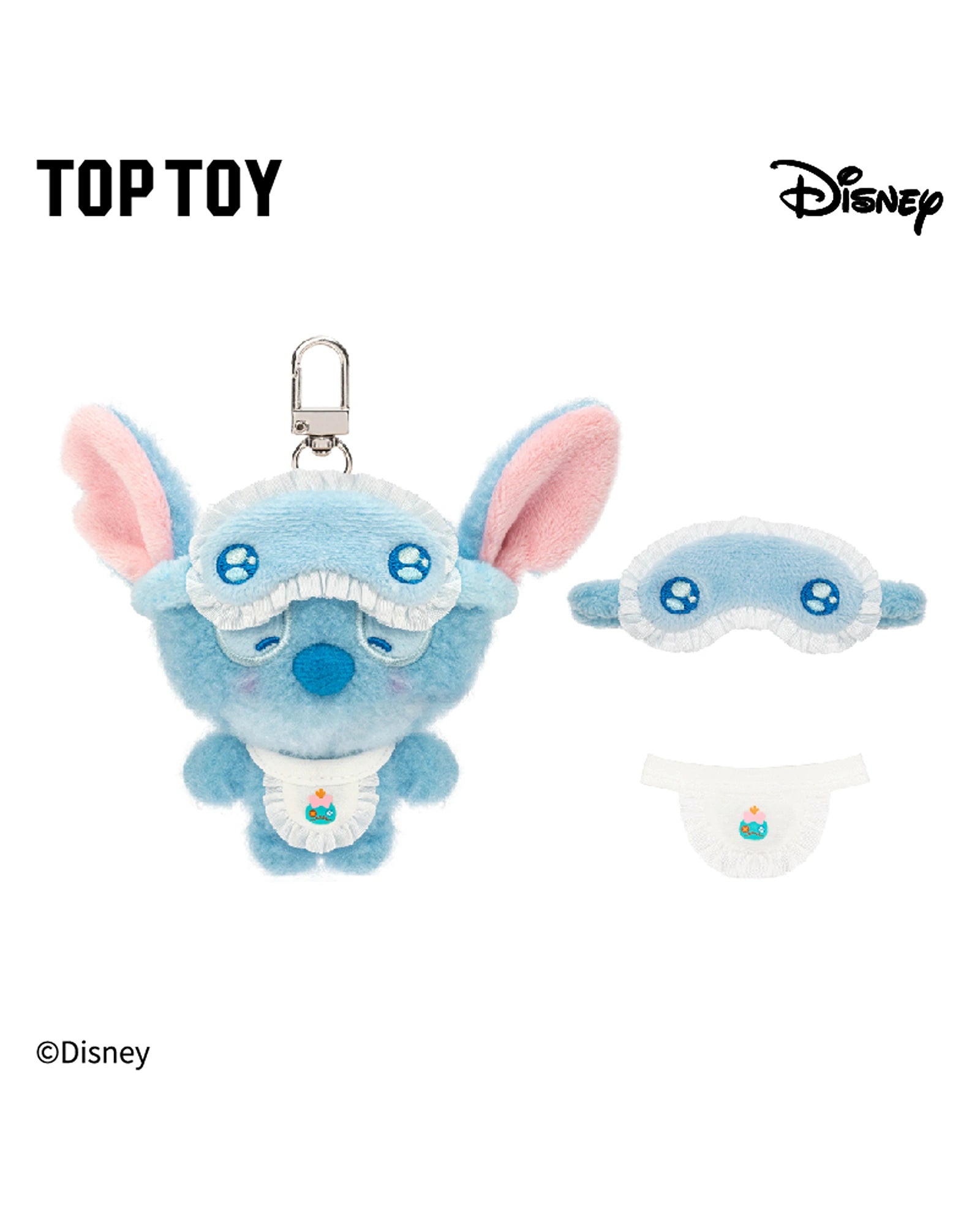 Disney Squinting Sleepwear Series Plush Pendant Blind Box