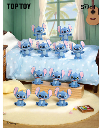 Disney Stitch Mini Fluffy Series Figures Surprise Bag