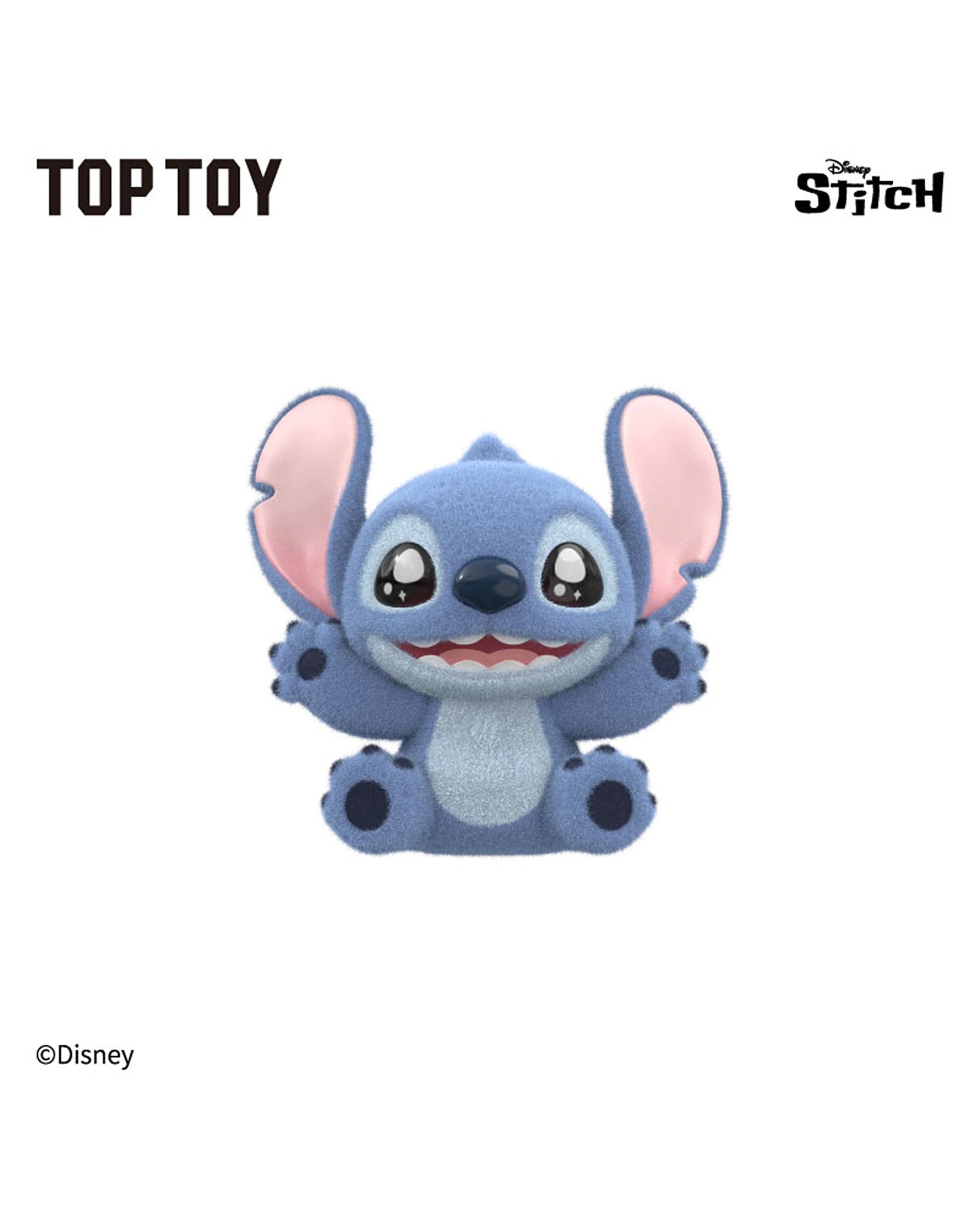Disney Stitch Mini Fluffy Series Figures Surprise Bag