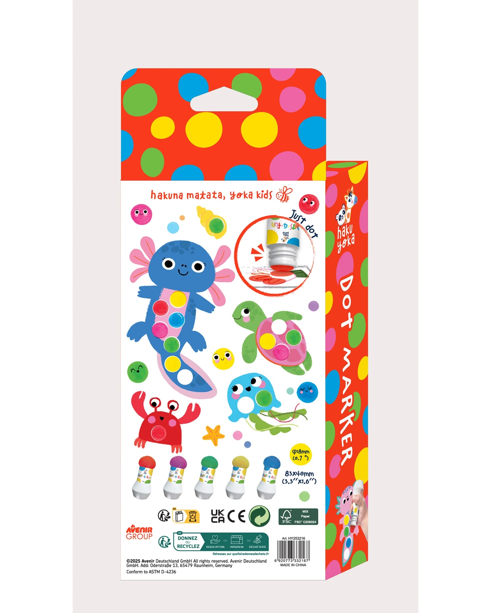 Haku Yoka Dots 4 Fun Marker Classic