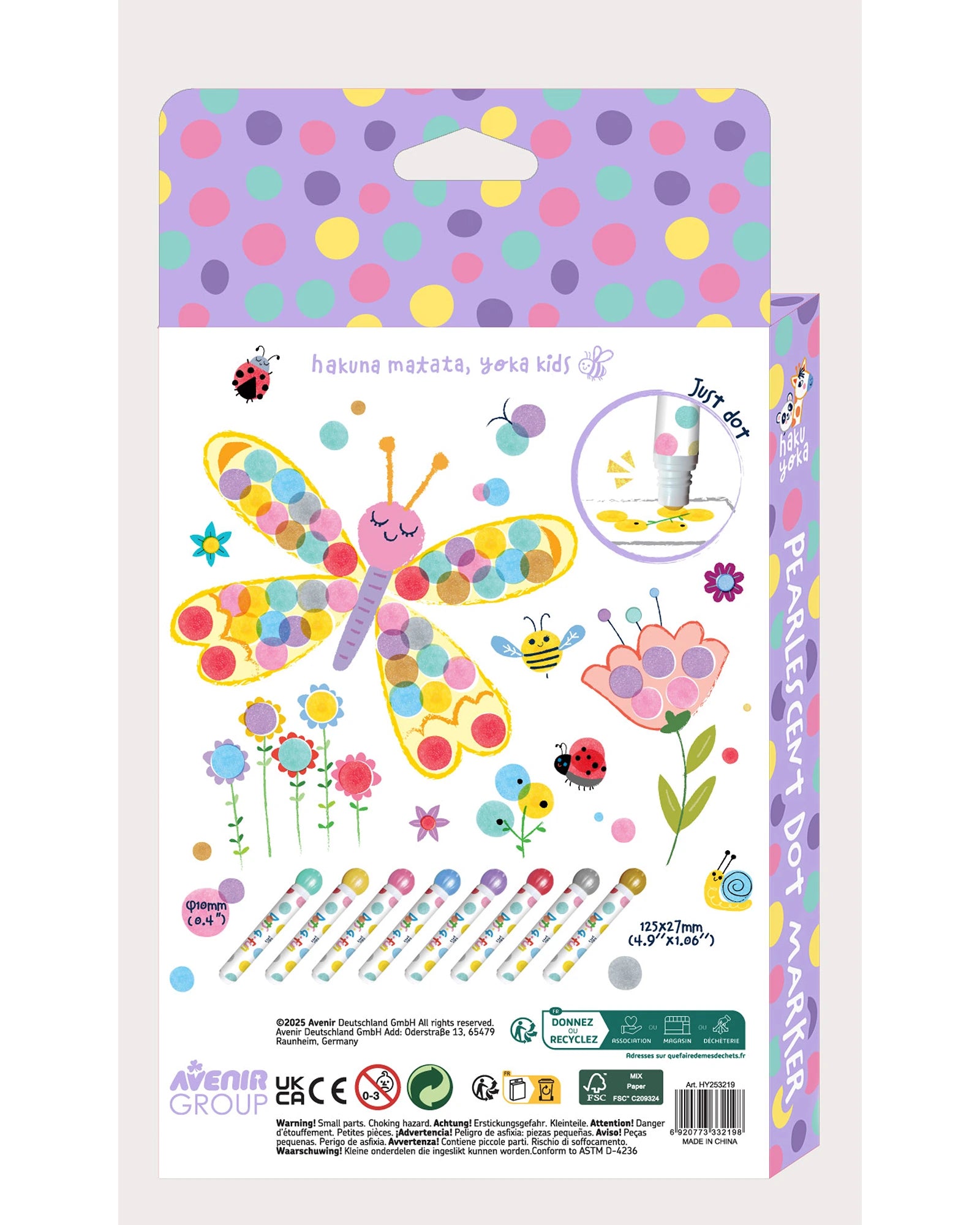 Haku Yoka Dots 4 Fun Marker Pearlescent