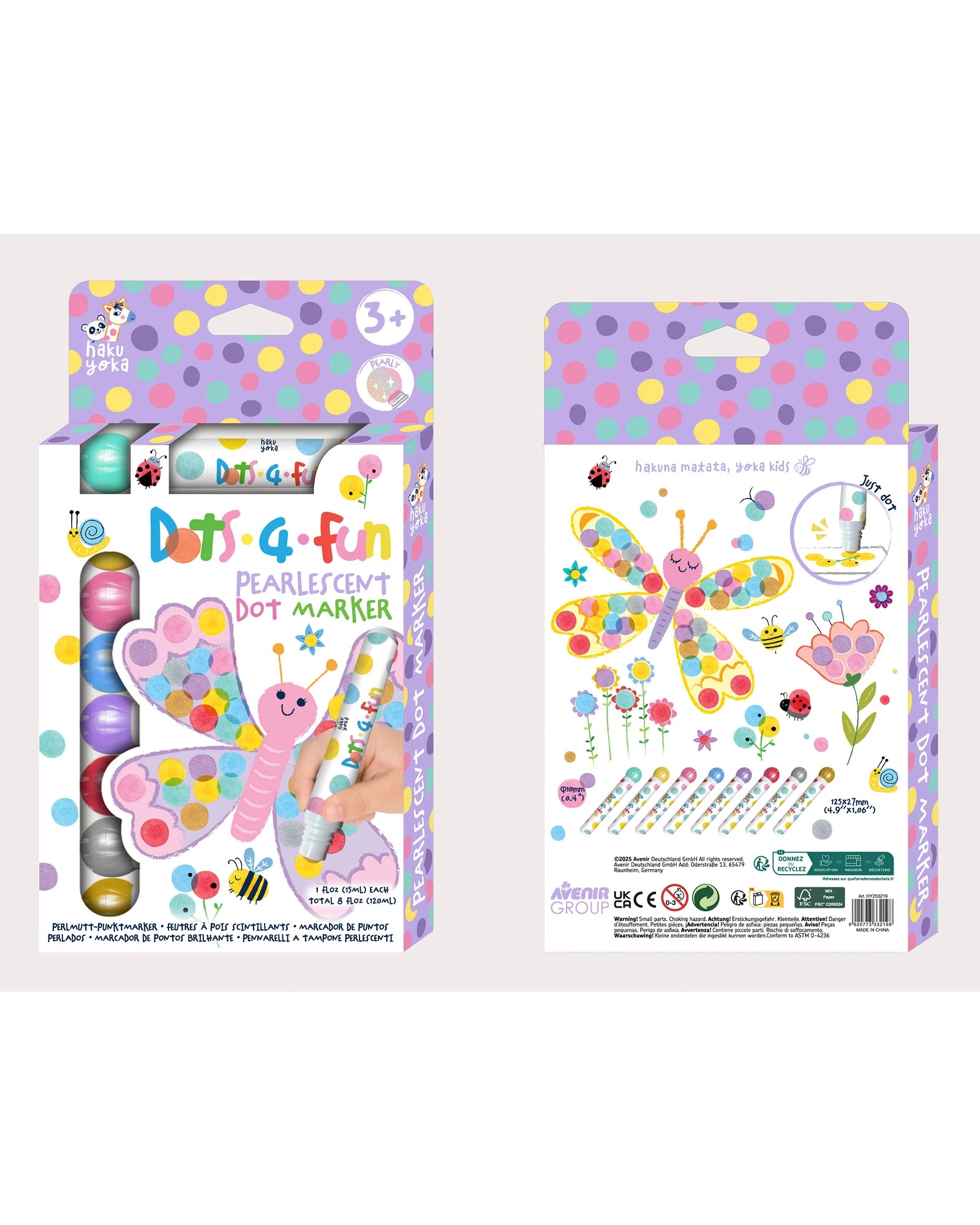 Haku Yoka Dots 4 Fun Marker Pearlescent