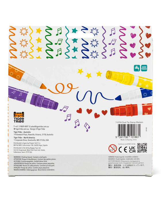 Dual-Tip Stamp Markers