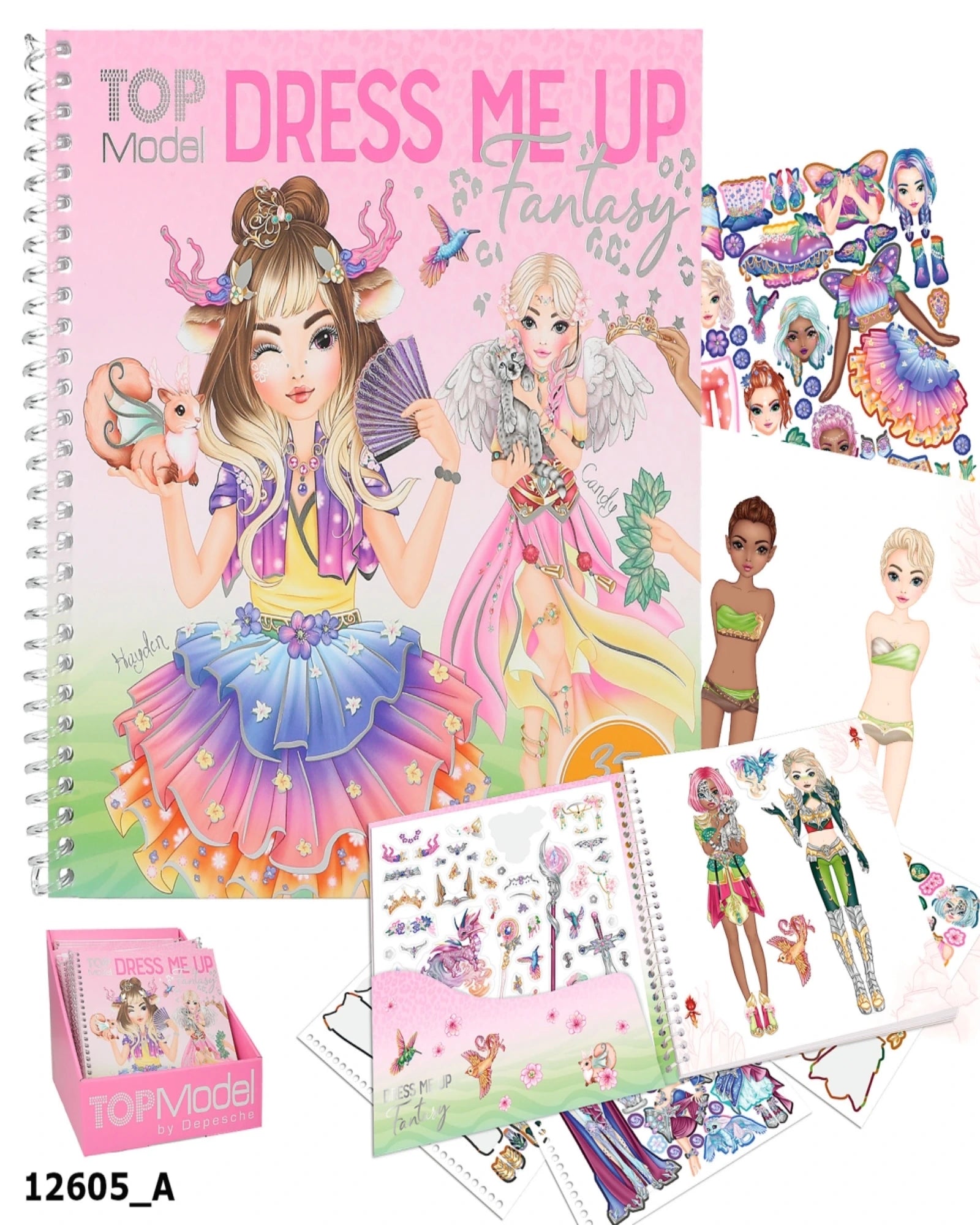 Topmodel Sticker Book Dress Me Up Fantasy — Kidstuff