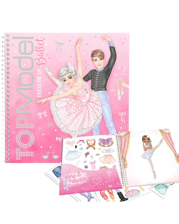 TOPModel Sticker Book Dress Me Up - Ballet