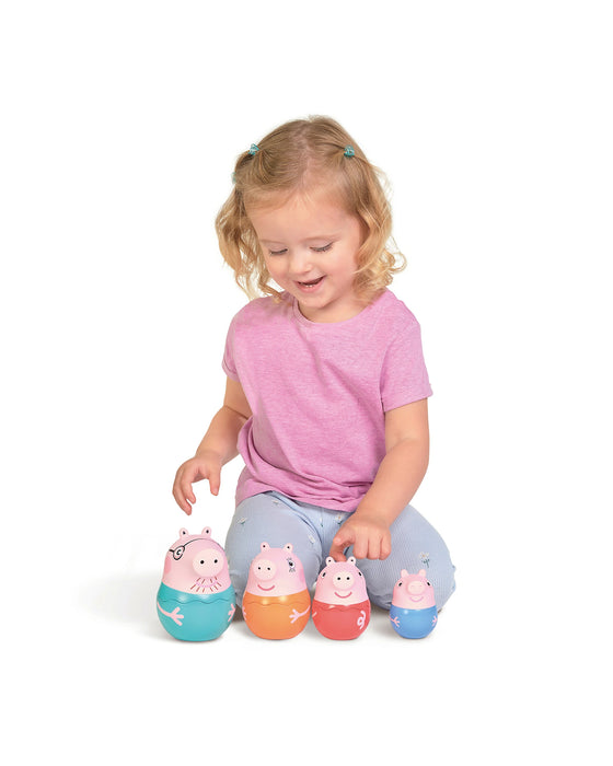 Nesting dolls peppa pig sales