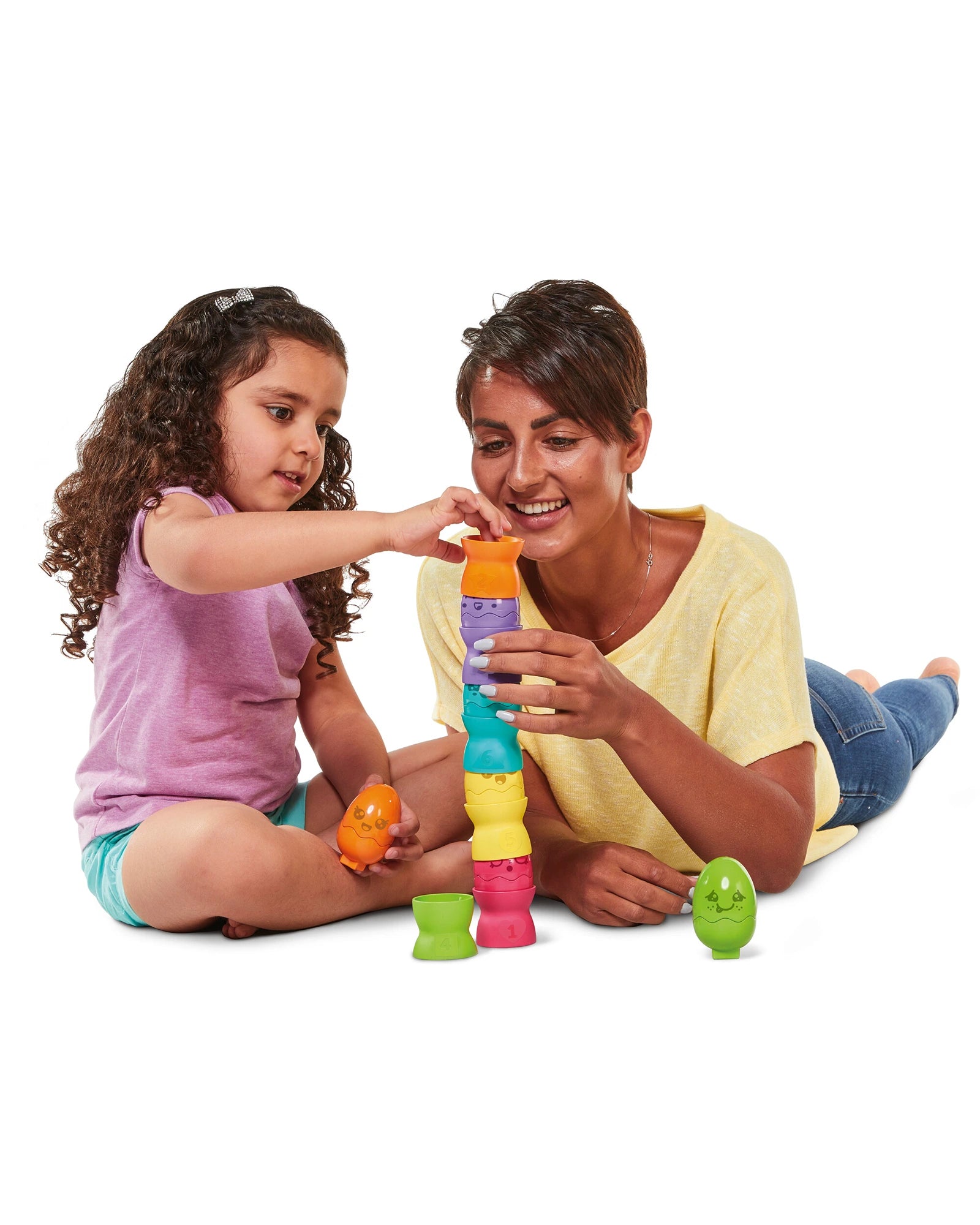 Toomies Hide & Squeak Egg Stackers