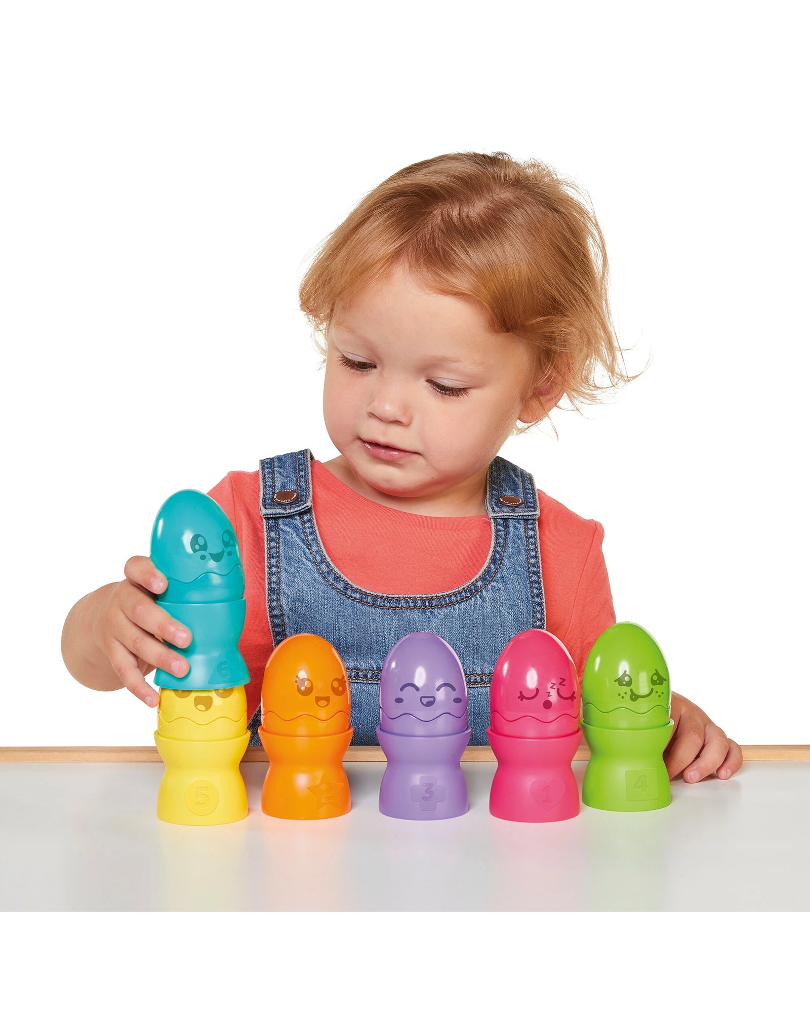 Toomies Hide & Squeak Egg Stackers