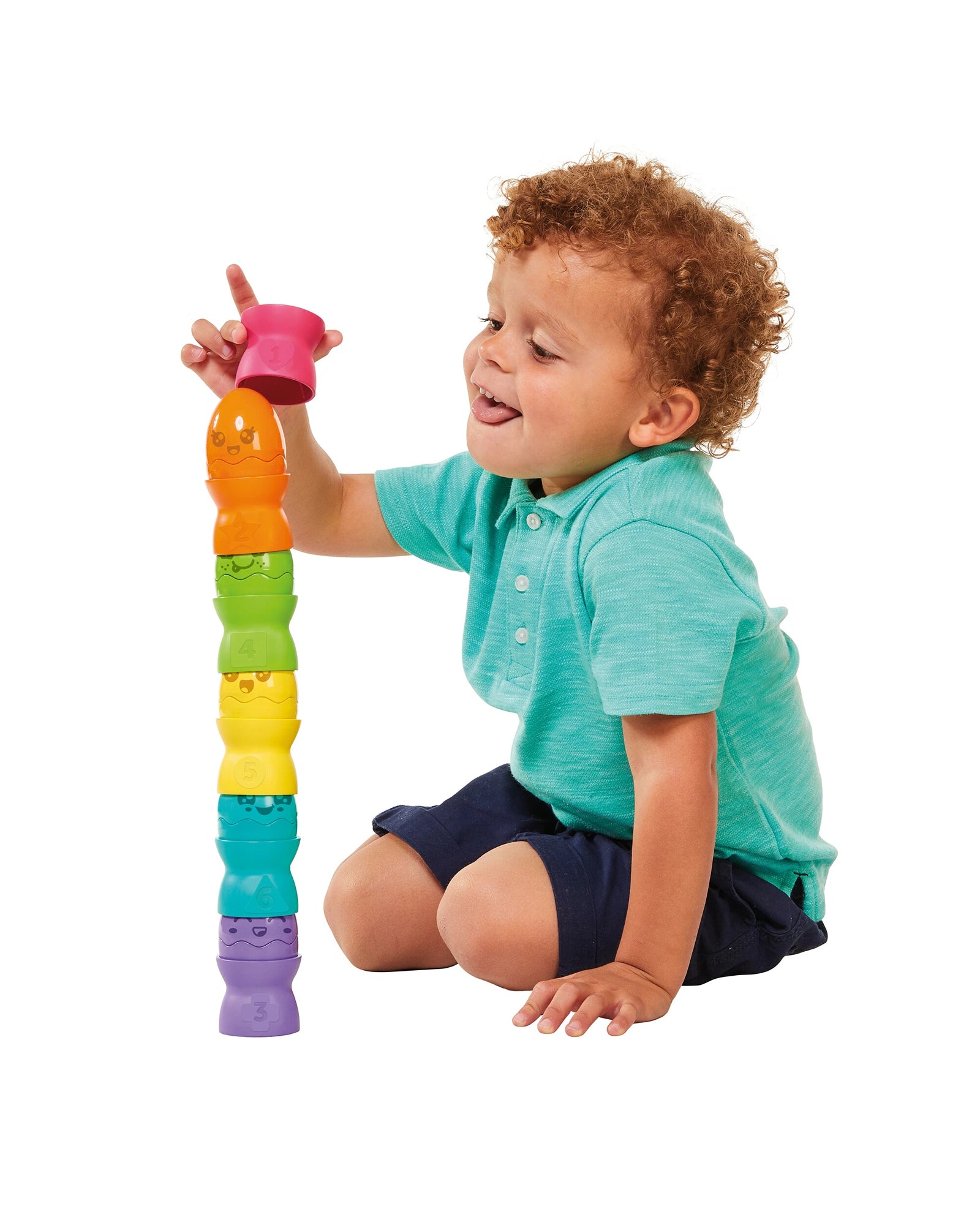 Toomies Hide & Squeak Egg Stackers