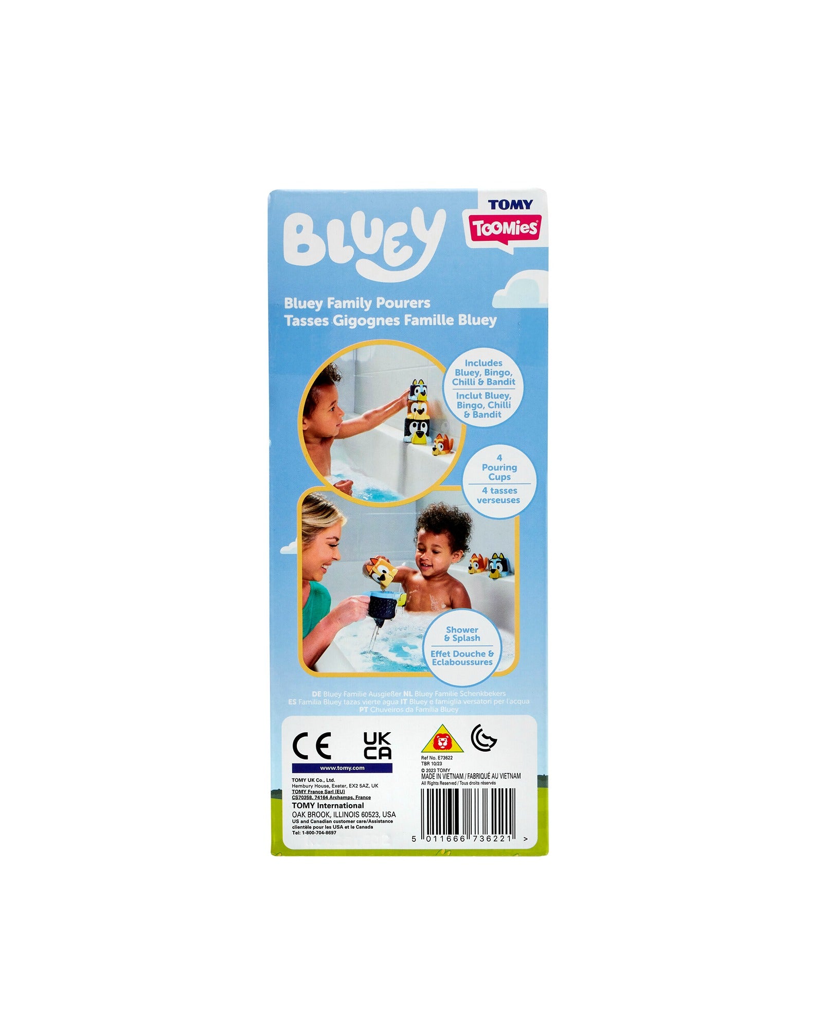 TOMY Blueys Family Pouring Cups