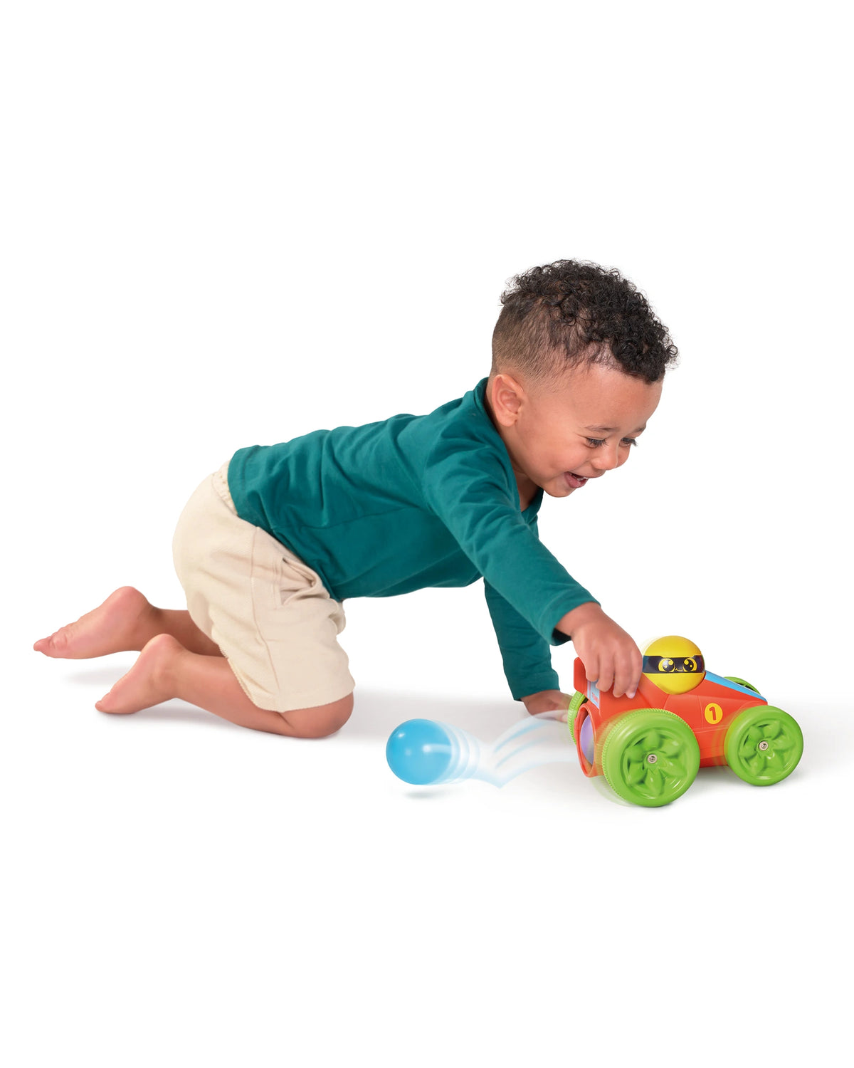 Kid Stuff The Racer Toomies Pic & Pop Racer Red – Kidstuff