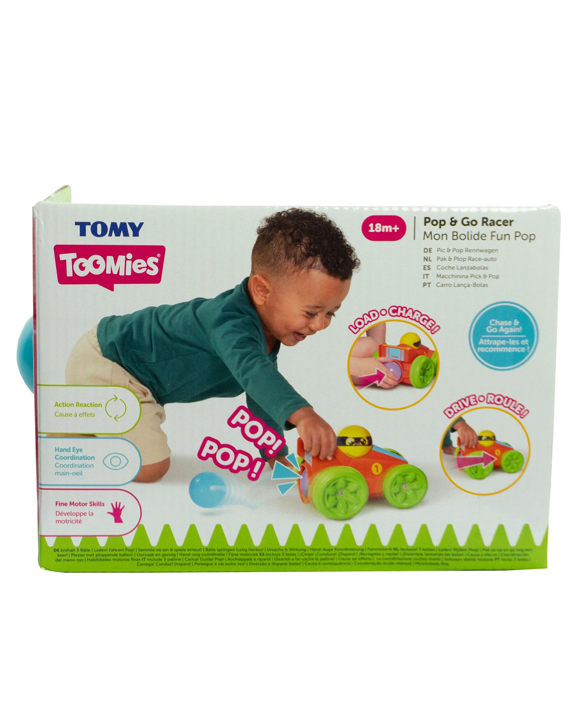 Kid Stuff The Racer Toomies Pic & Pop Racer Red – Kidstuff