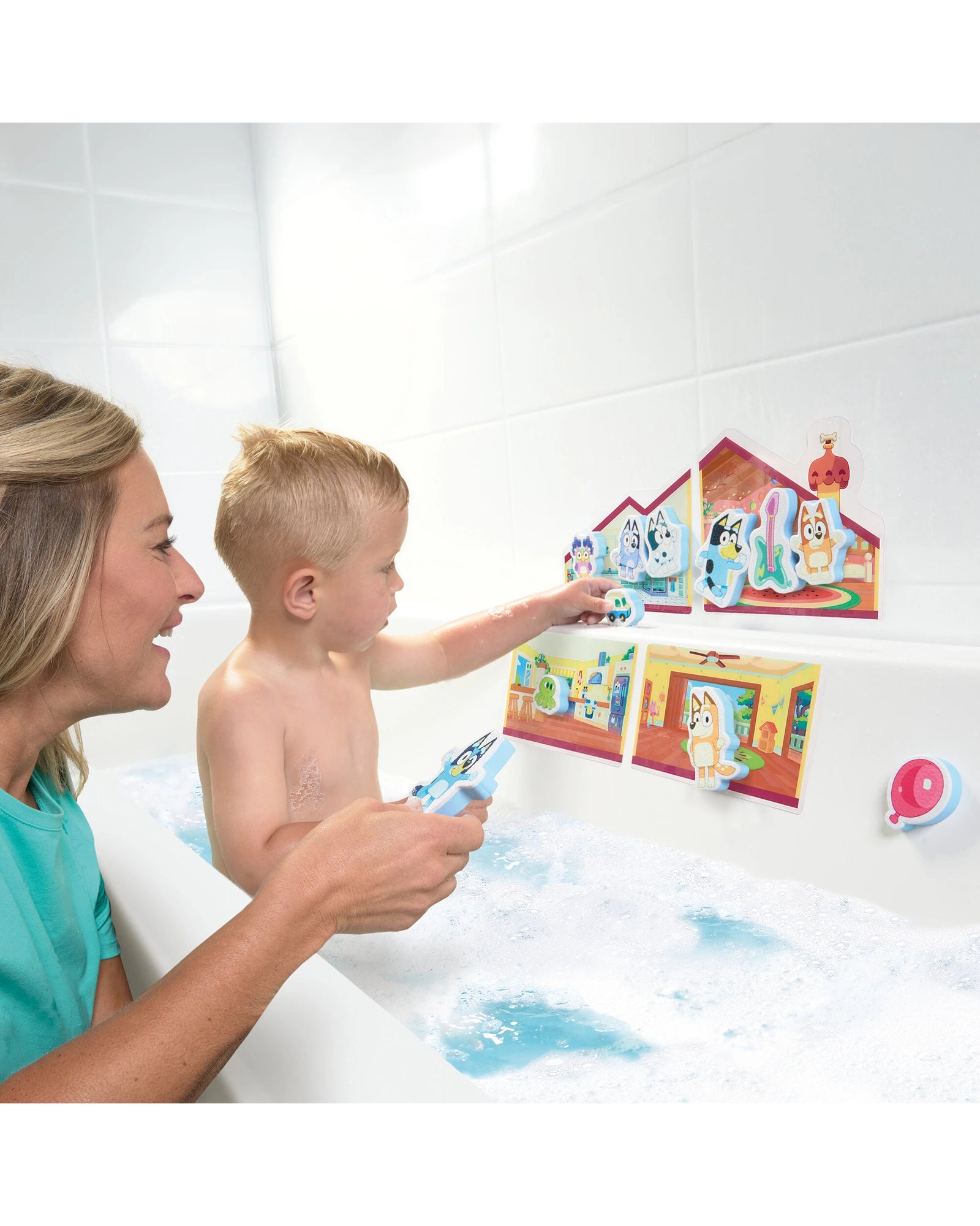 Playdate at Blueys Bath Sticker Set