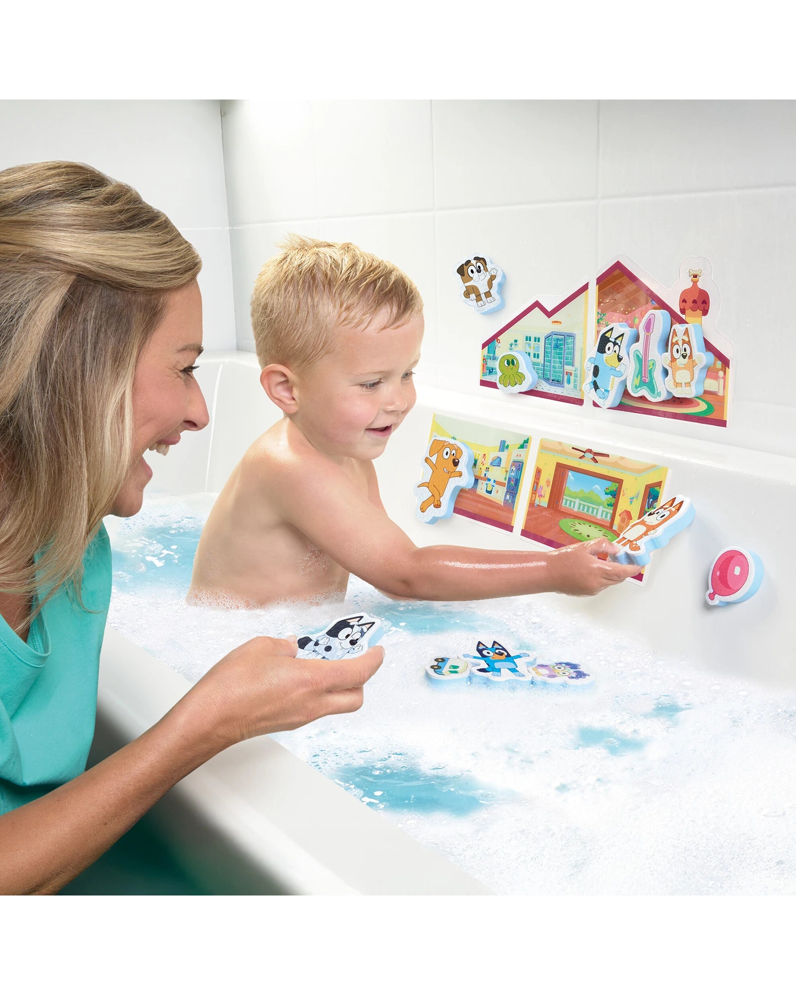 Playdate at Blueys Bath Sticker Set