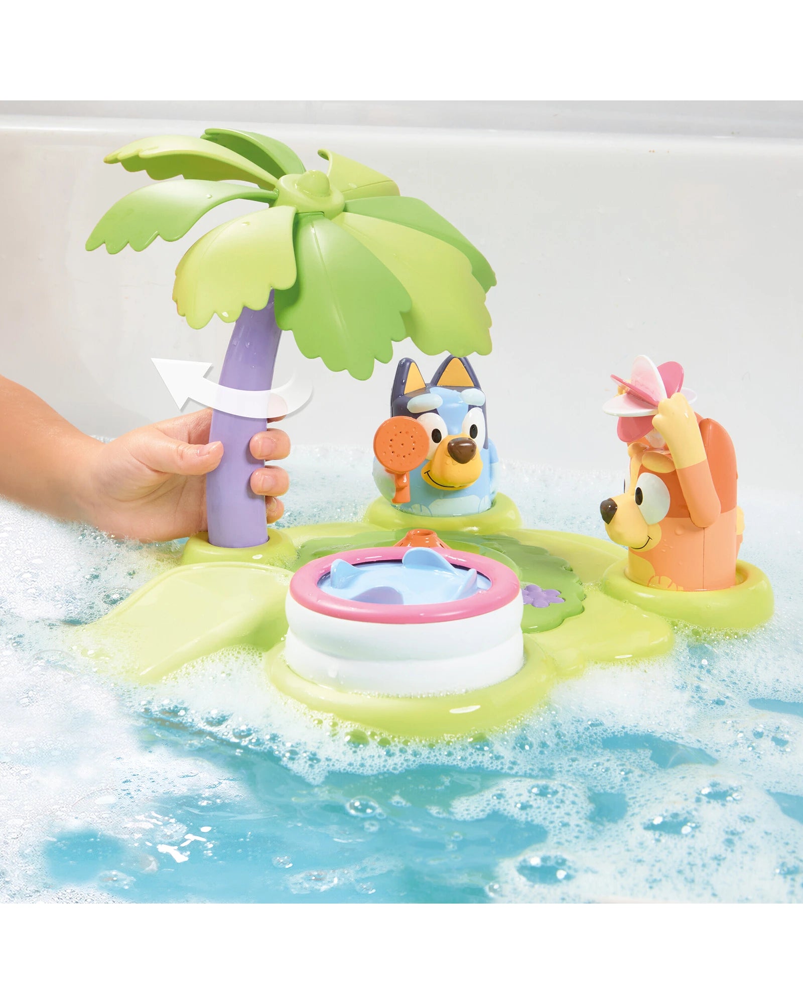 Bluey Bath Island bath toy
