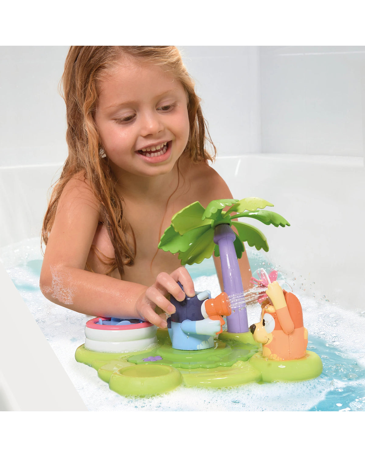 Bluey Bath Island bath toy