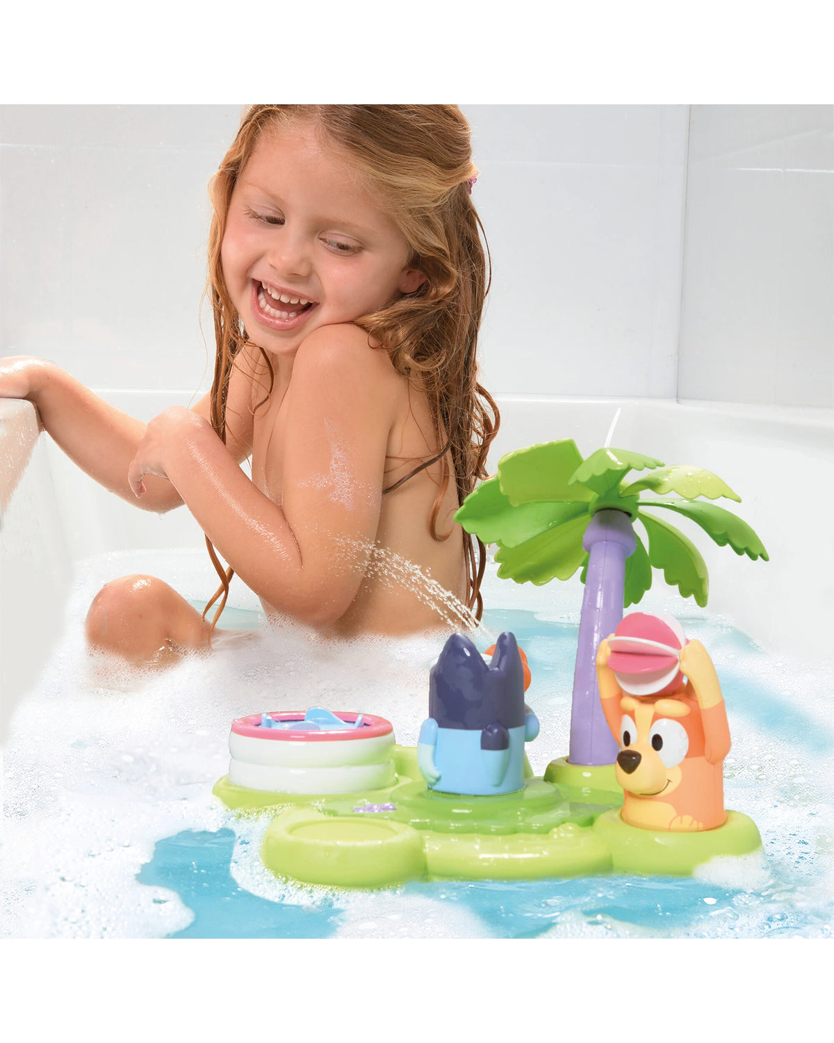 Bluey Bath Island bath toy