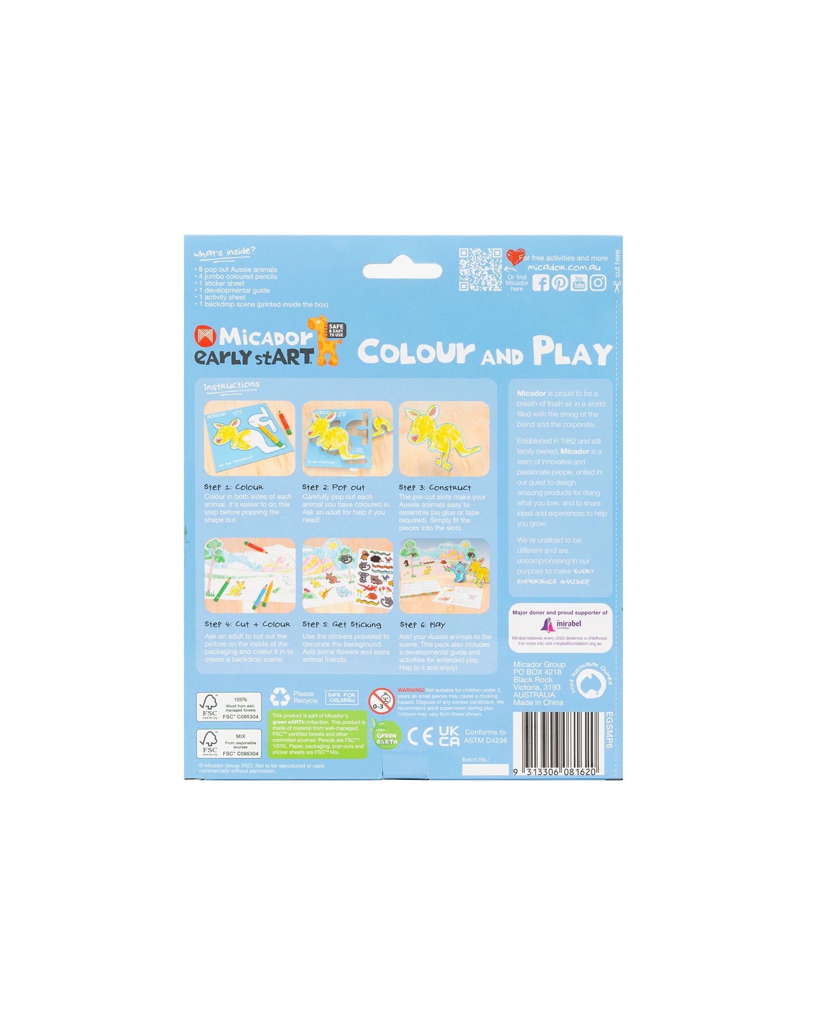 early stART Colour and Play Aussie Edition