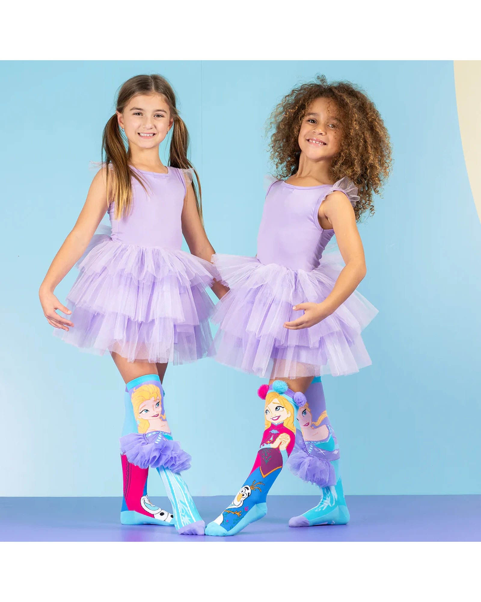 MADMIA Elsa & Anna Socks Toddler Ages 3-5