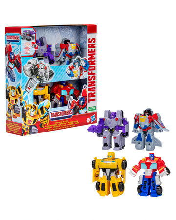 TRANSFORMERS EVERGREEN HEROES VS VILLAINS 4 PACK