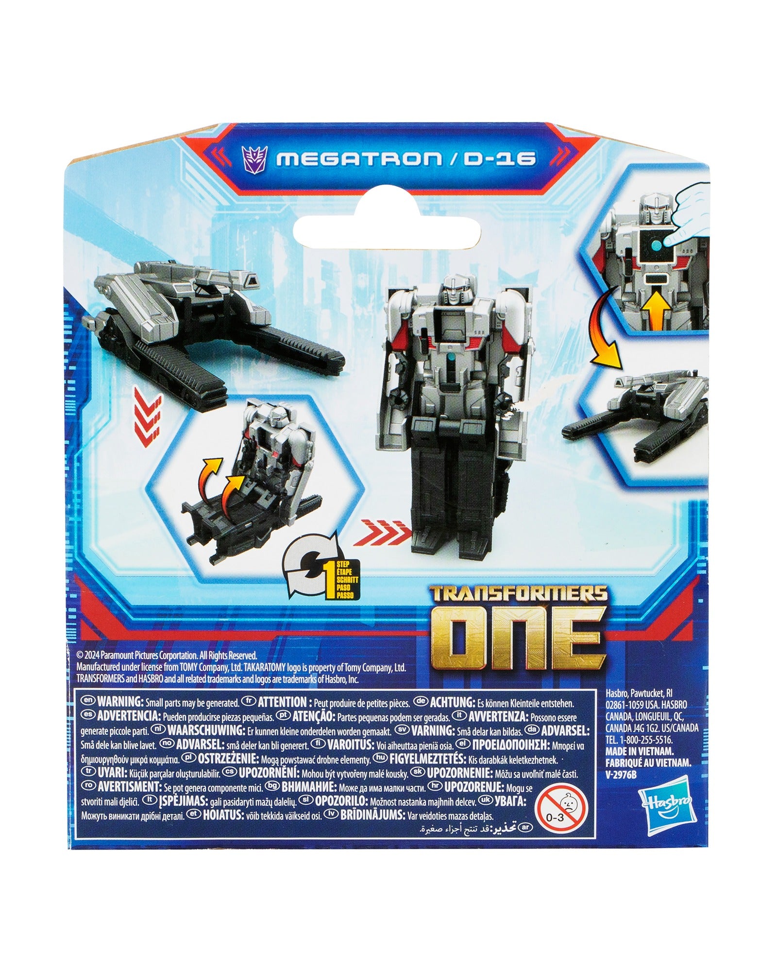 Transformers Mv8 1 Step Cog Changers - Assorted
