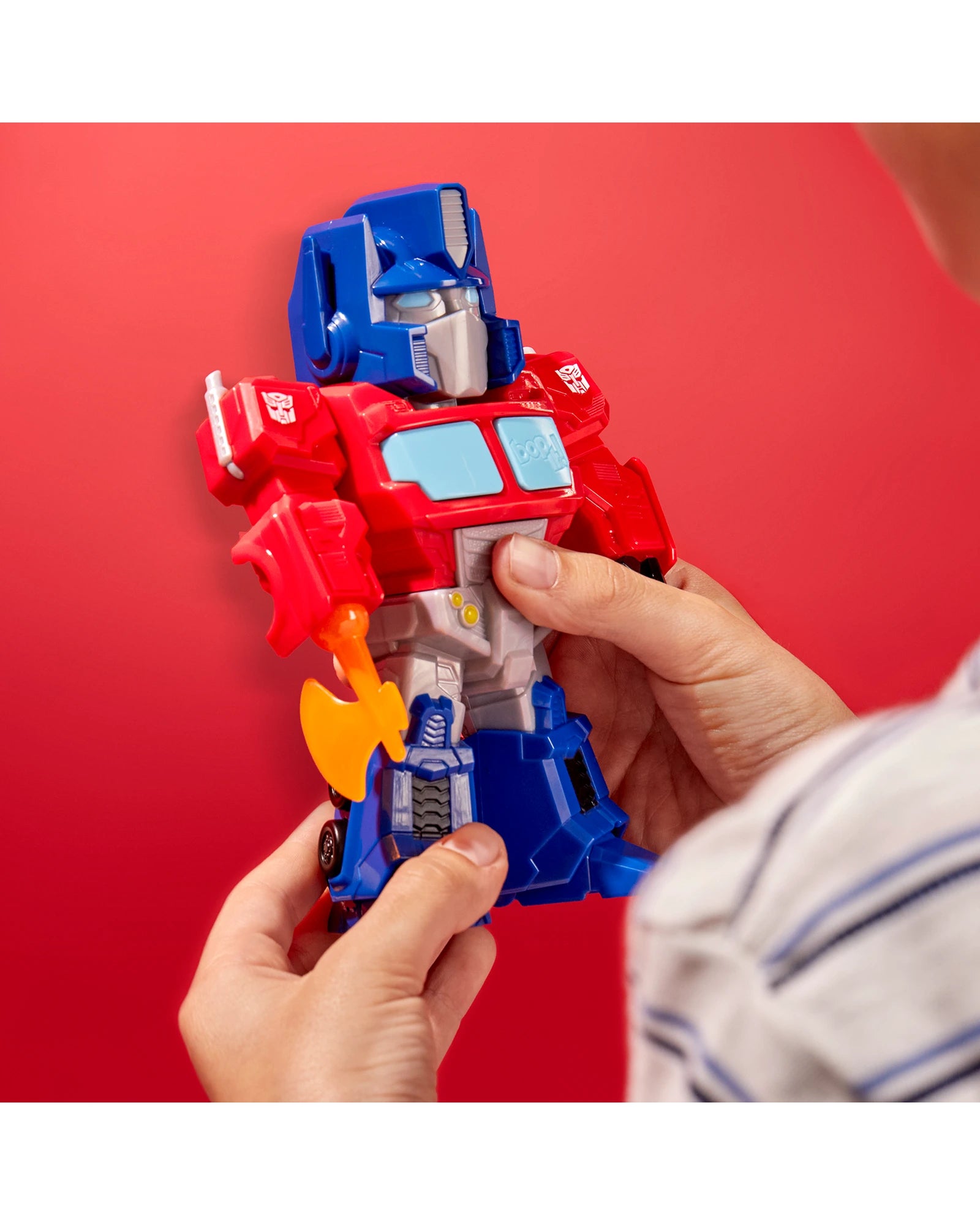 Bop It Optimus Prime