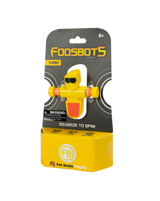 Fat Brain Toys Foosbots Series 1 Turbo Yellow