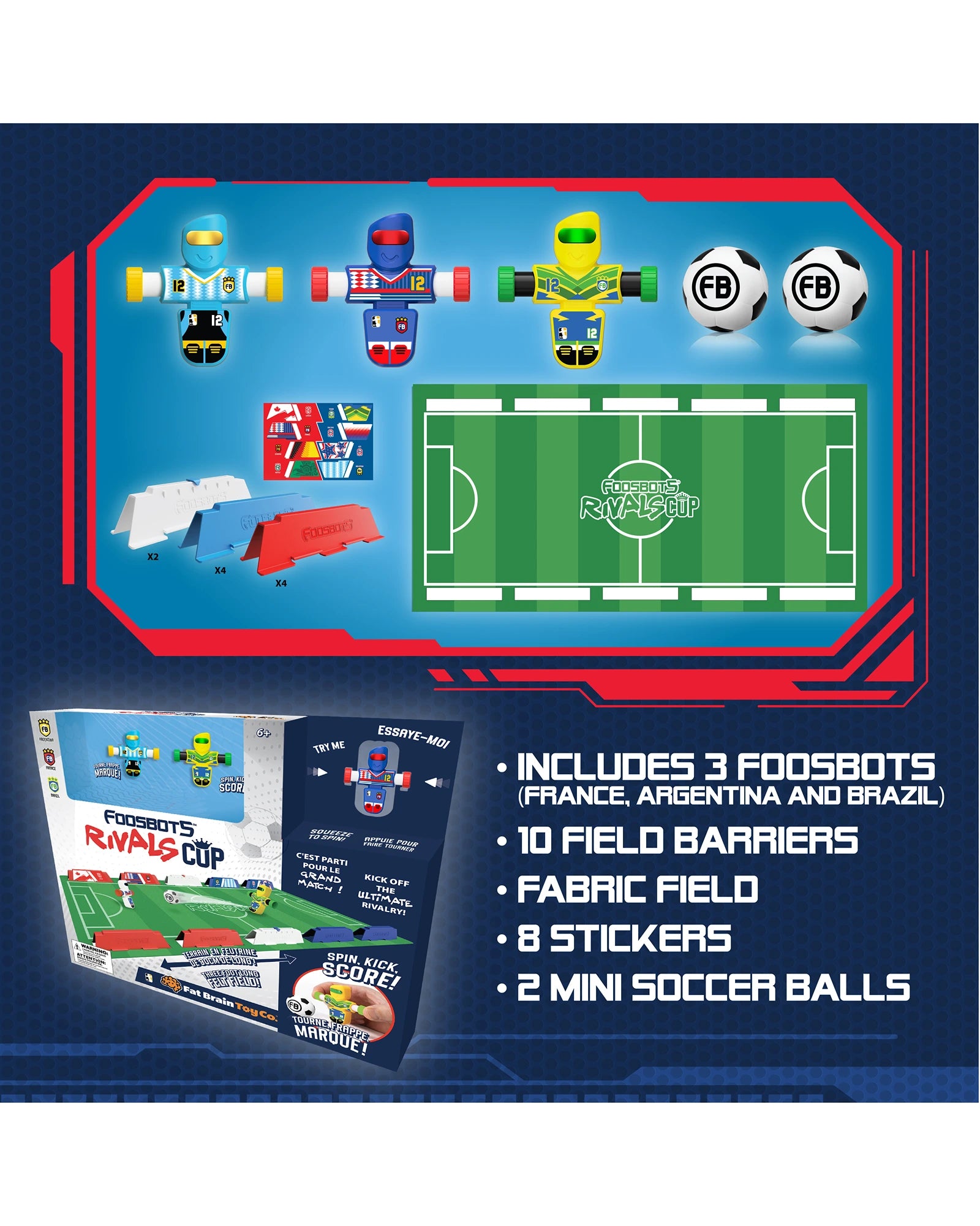 Foosbots Rivals Cup Stadium Set