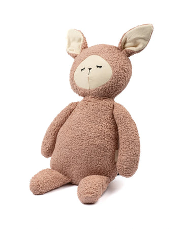 Fabelab - Weighted Big Buddy - Bunny, Dusty Rose, 44 cm