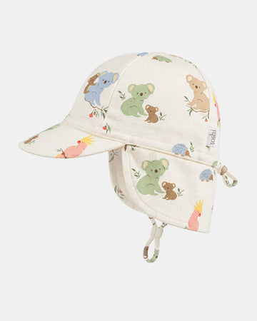 Flap Cap Arcadia, Gumnut Babies Cloud, X-Small