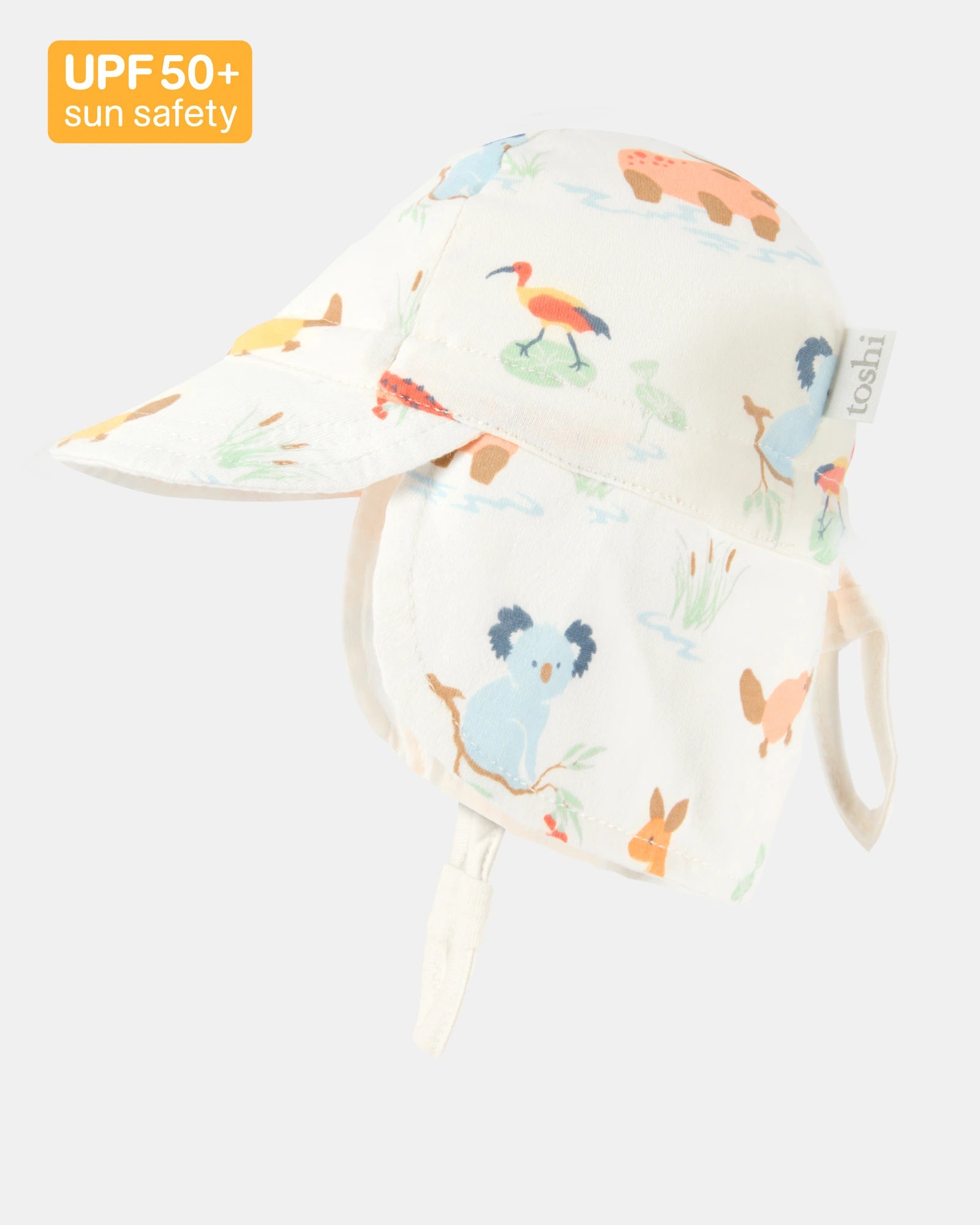 Toshi Flap Cap Down Under Kakadu Dawn - Extra Small