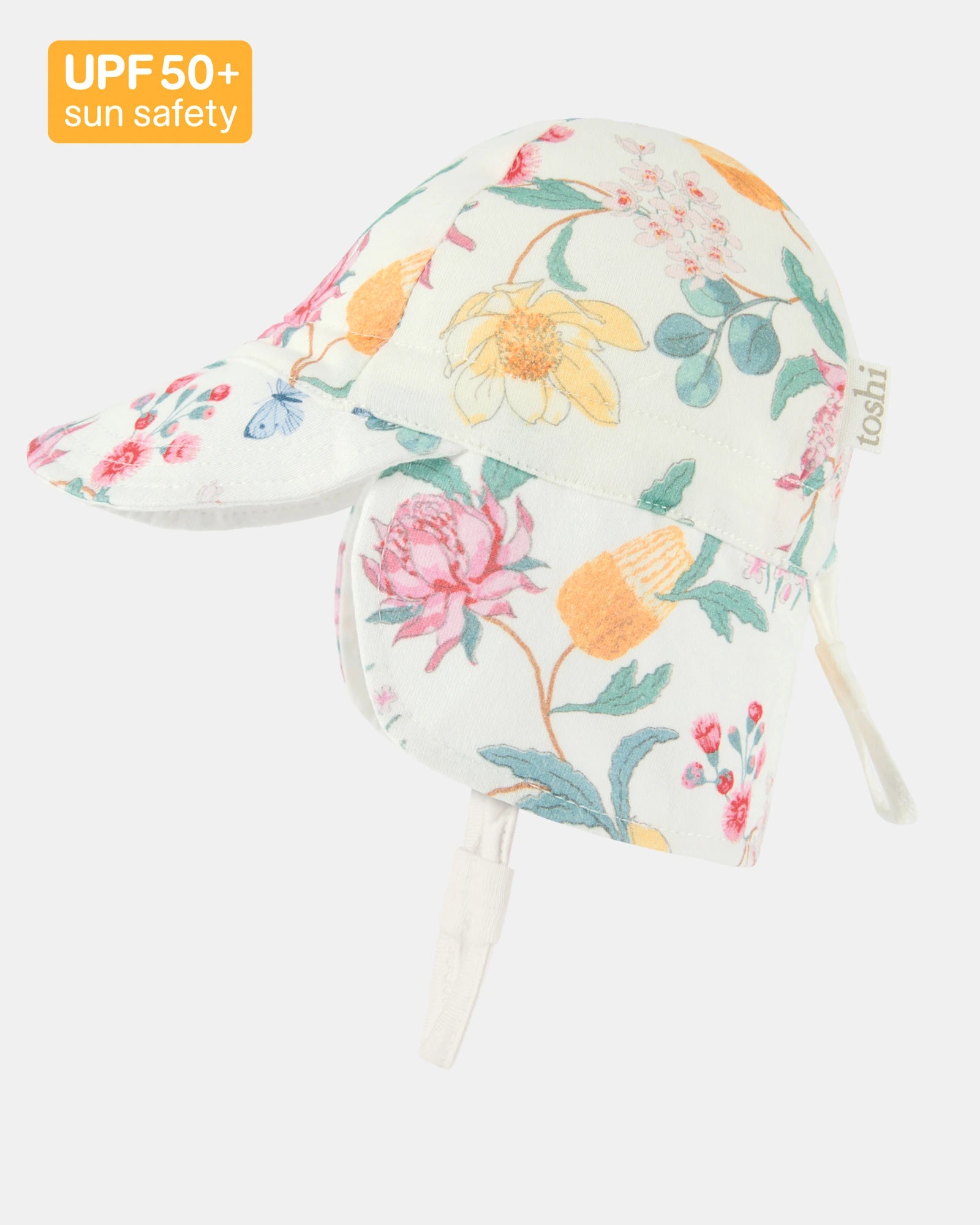 Toshi Flap Cap Down Under Waratah Dawn - Small