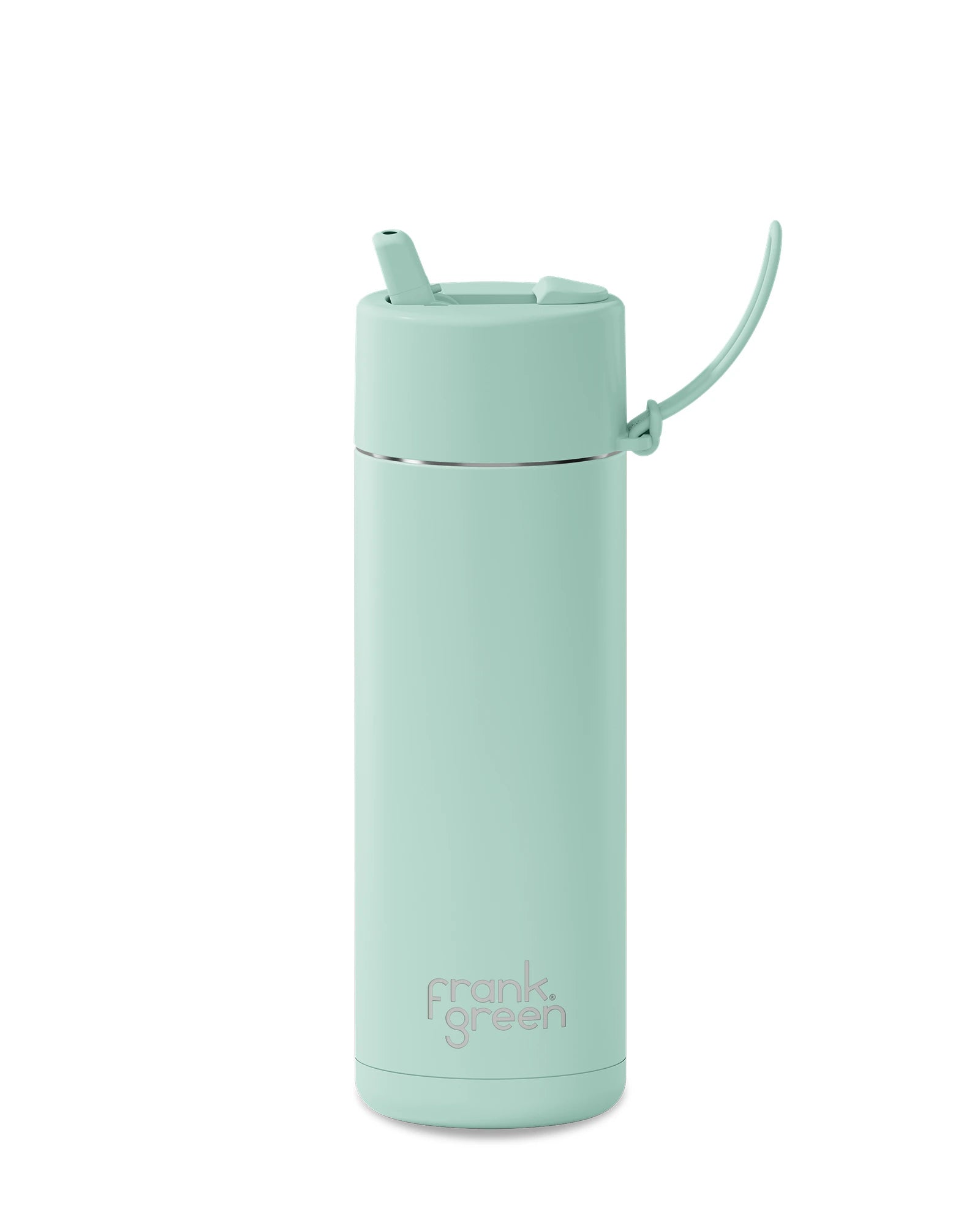 frank green 20oz SSC Bottle Peppermint Flip Straw Lid