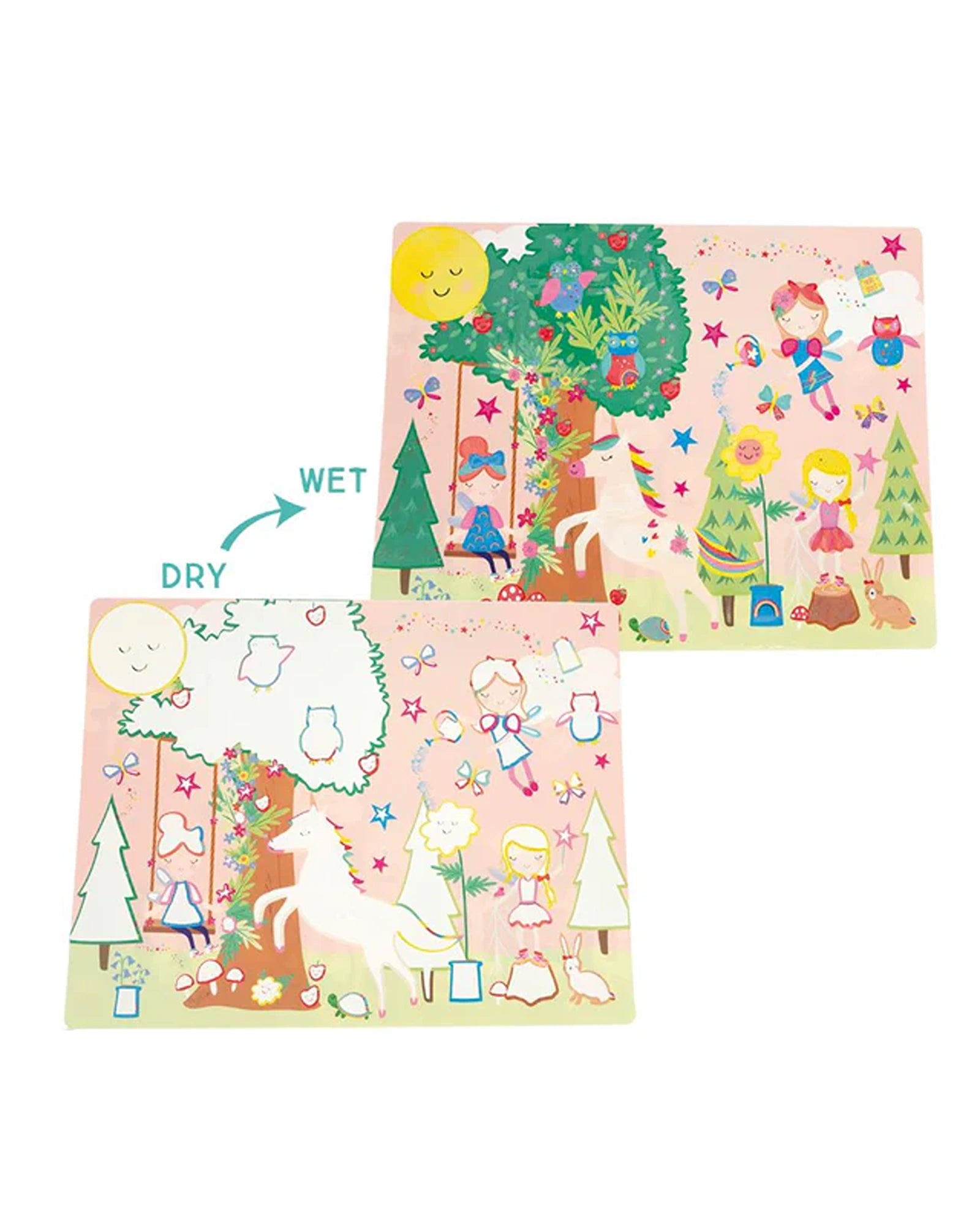 Magic Water Mat Rainbow Fairy