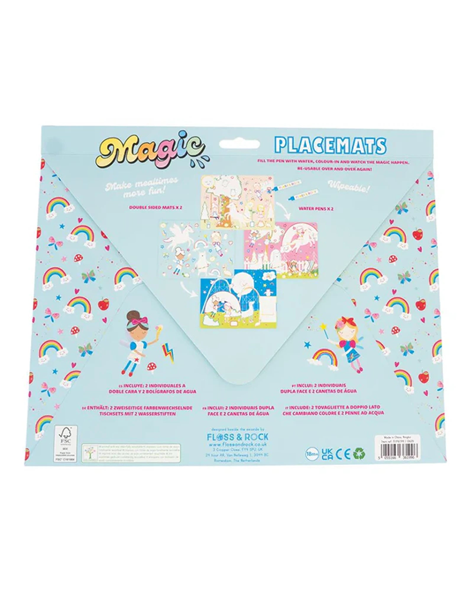 Magic Water Mat Rainbow Fairy