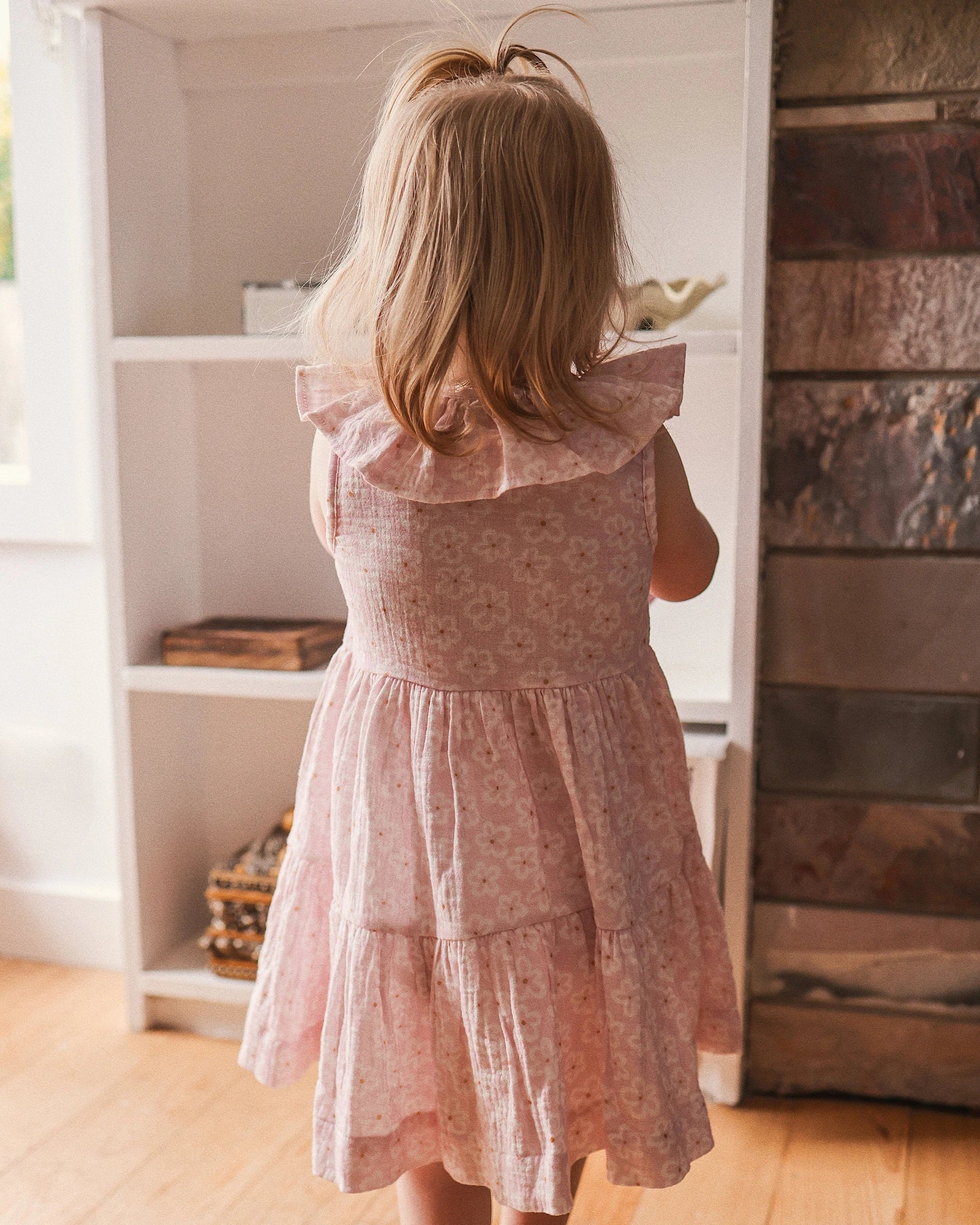 Kynd Baby Tirred Dress Frangipani - Size 0