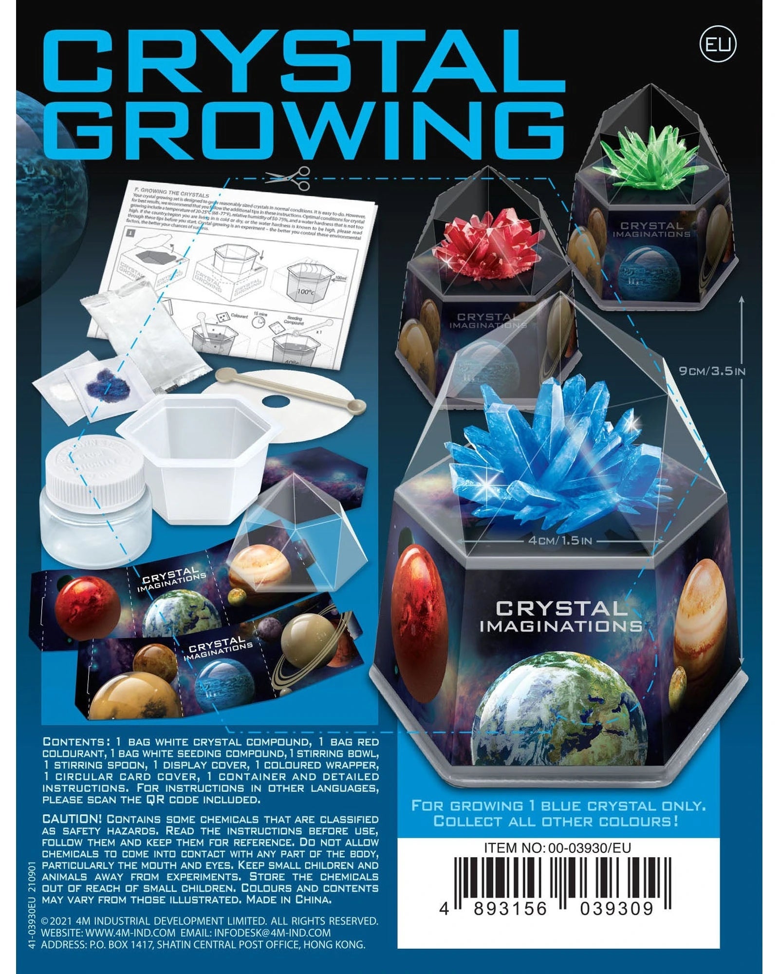 Crystal Growing Kit Space Gem Blue