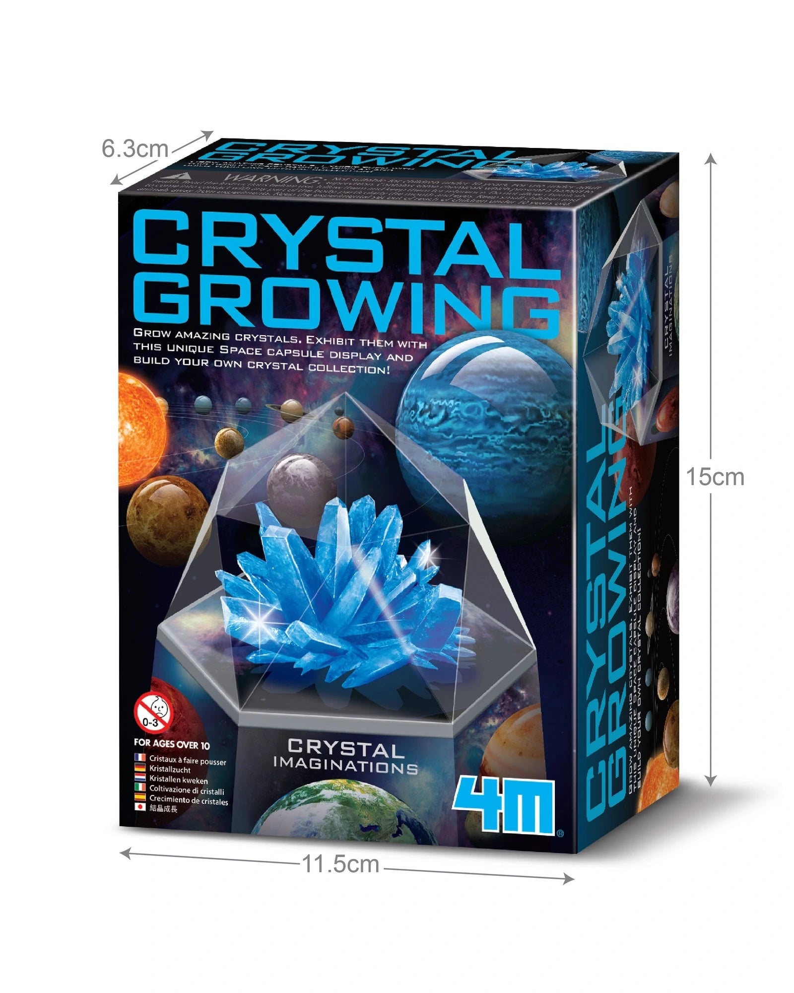 Crystal Growing Kit Space Gem Blue
