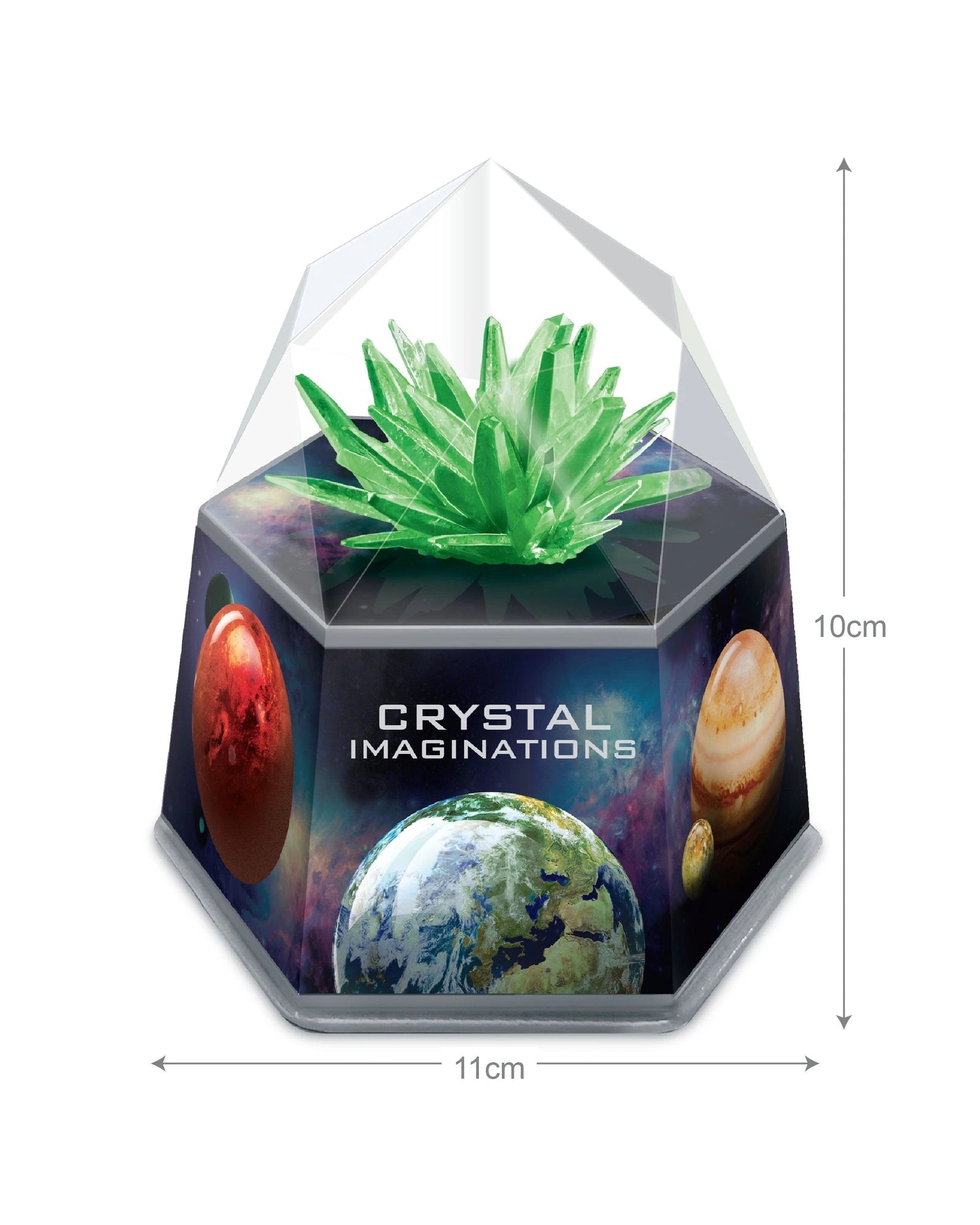 4M Crystal Growing Kit Space Gem Green