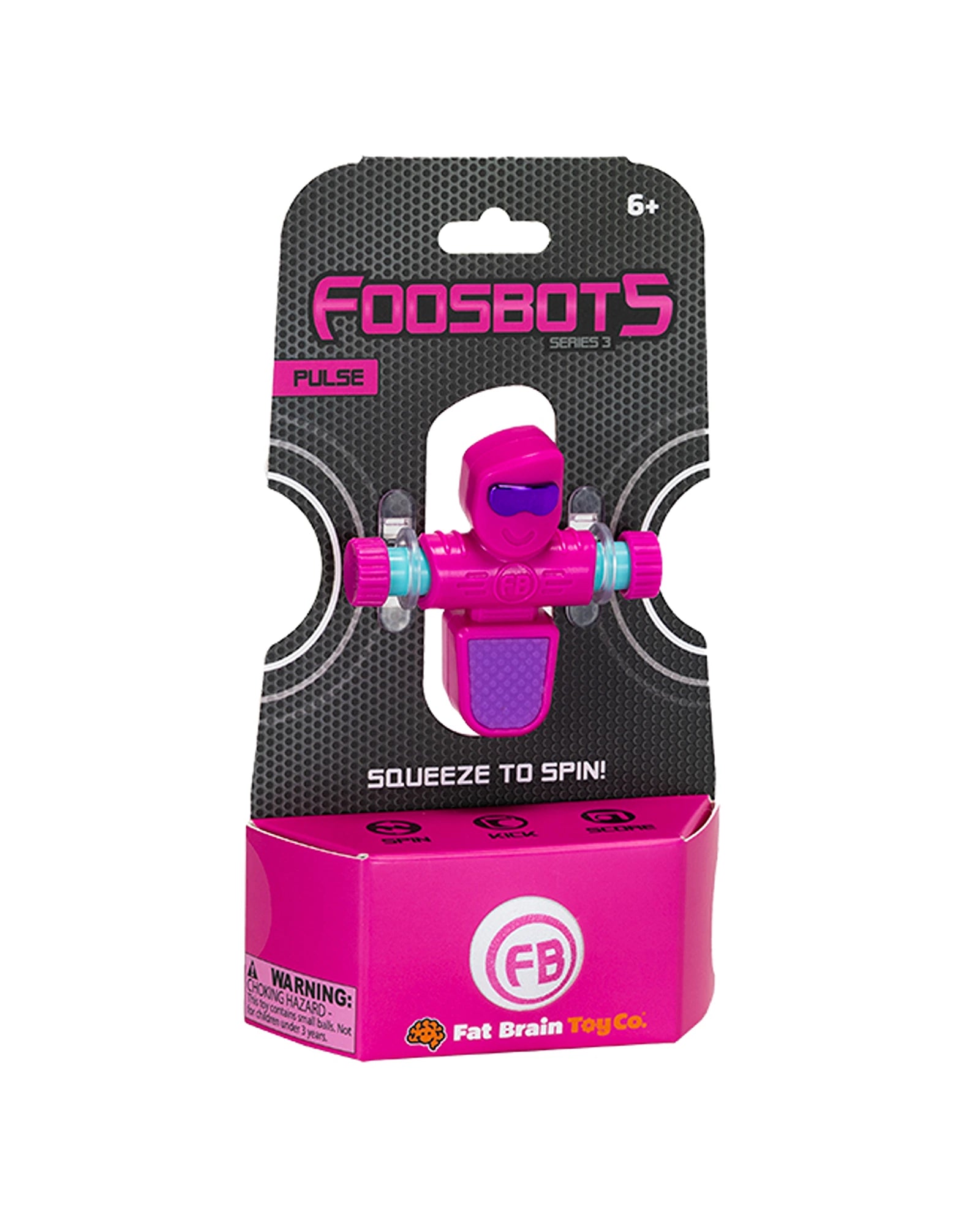 Fat Brain Toys Foosbots Series 3 - Pulse (pink)