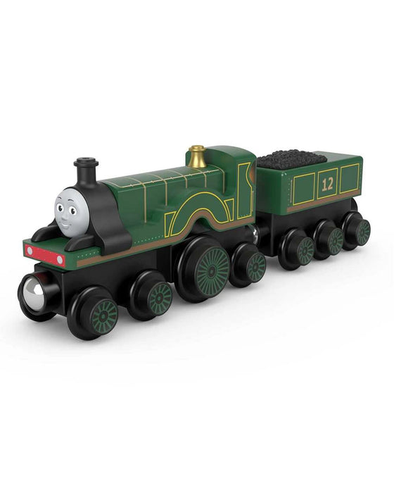 Fisher Price Thomas and Friends Wooden Railway Emily Engine And Coal Car