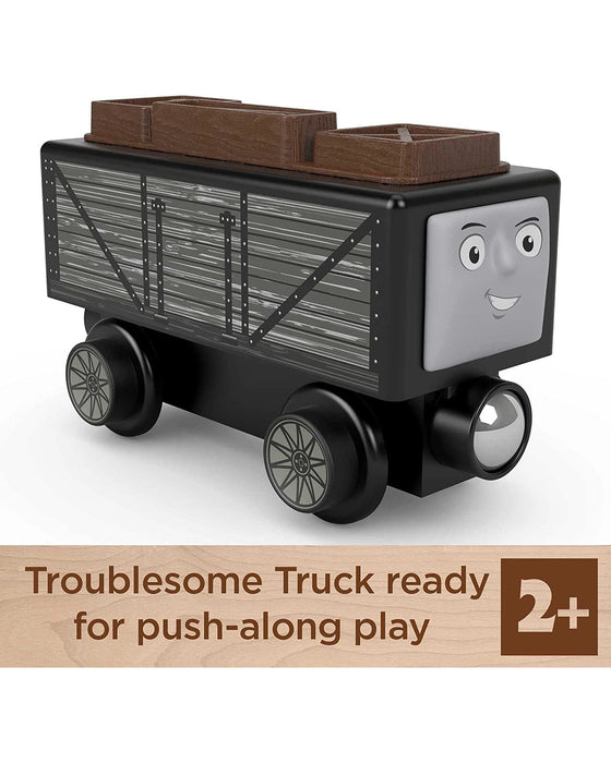 Fisher Price Thomas and Friends Wooden Railway Troublesome Truck and Crates