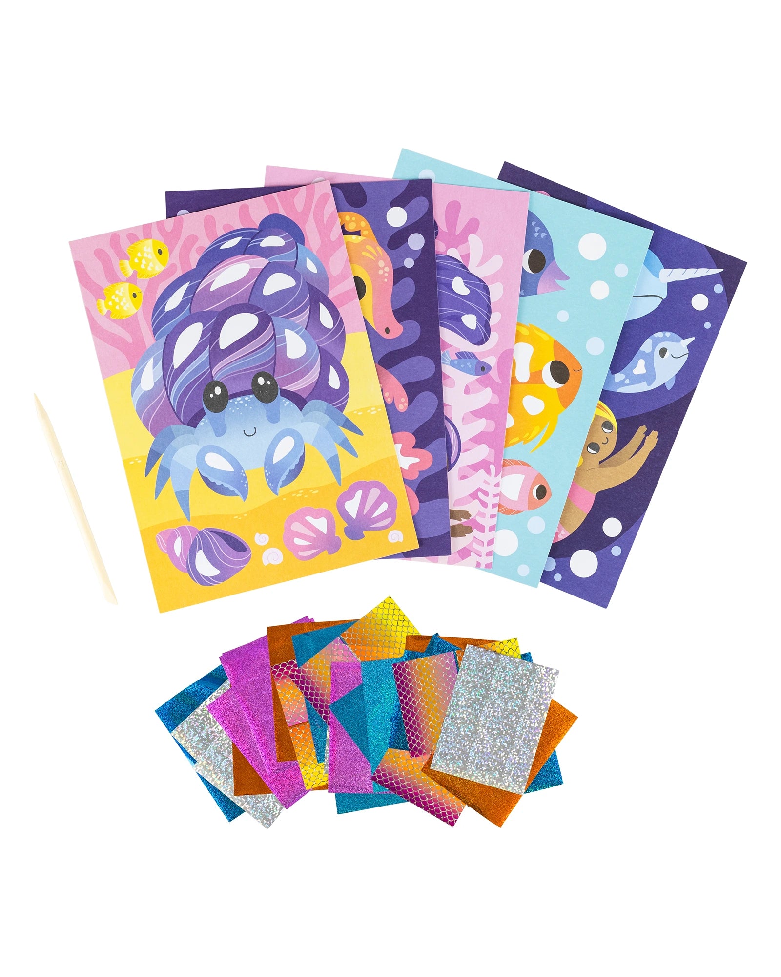 Tiger Tribe Foil Art Ocean Magic