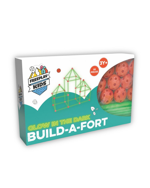 140 PCS Fort Building Kit Glow in The Dark Creative Forts Construction