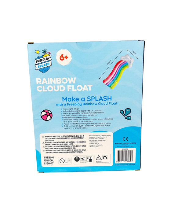 Freeplay Splash Rainbow Lie-On Float