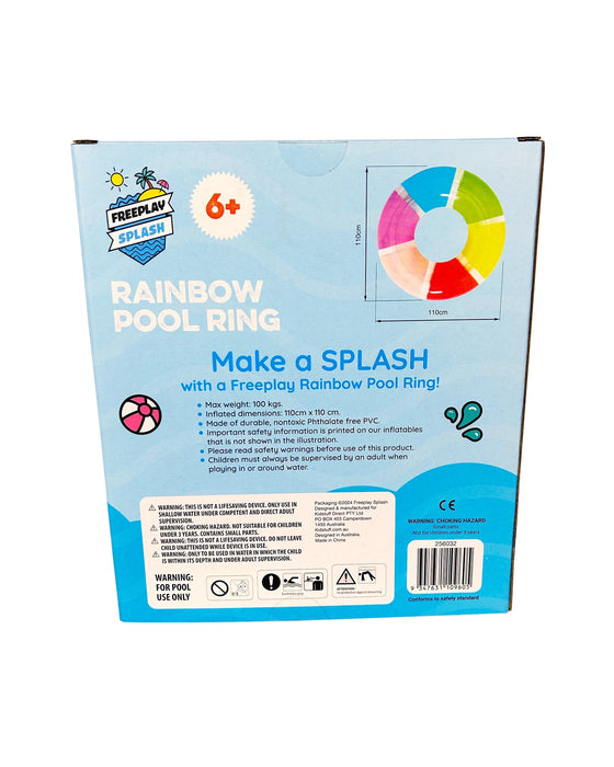 Freeplay Splash Rainbow Pool Ring