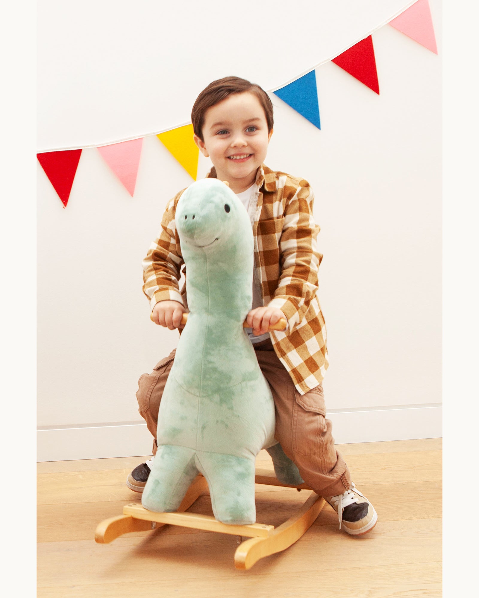 Rocking Stegosaurus Green